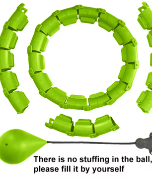 Verzwaarde Smart Hoelahoep – Verstelbare Fitness Hula Hoop met Afneembare Segmenten