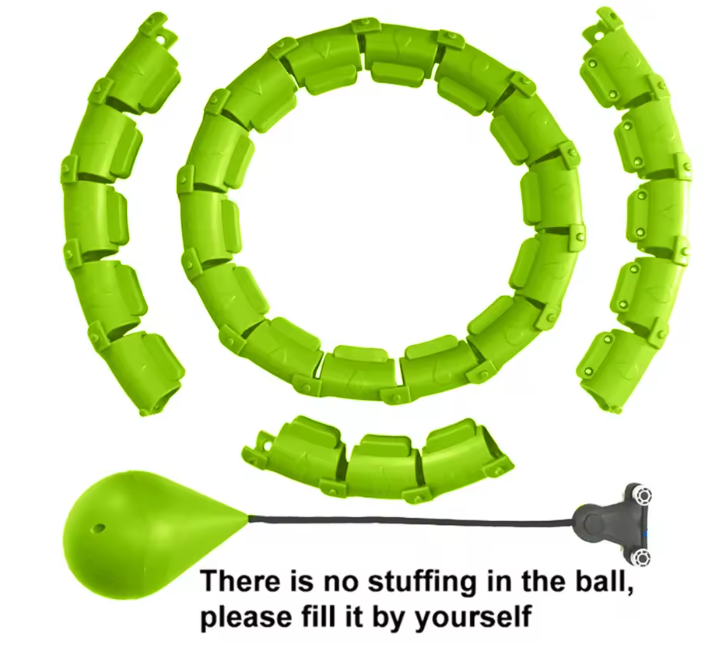 Verzwaarde Smart Hoelahoep – Verstelbare Fitness Hula Hoop met Afneembare Segmenten