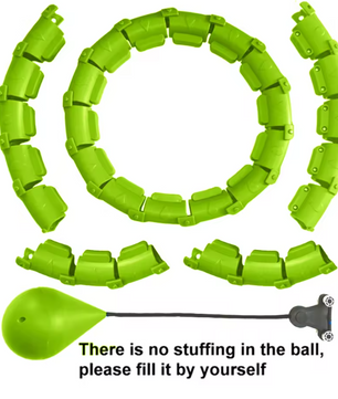 Verzwaarde Smart Hoelahoep – Verstelbare Fitness Hula Hoop met Afneembare Segmenten