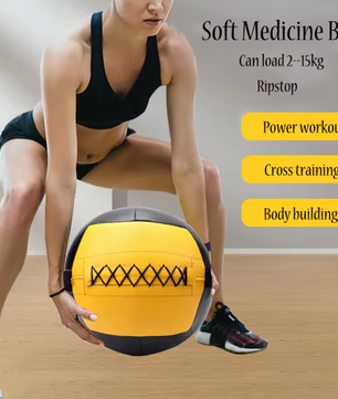 Wall Ball Leeg 35 cm – Fitness Bal voor Kracht, Core en Cross Training