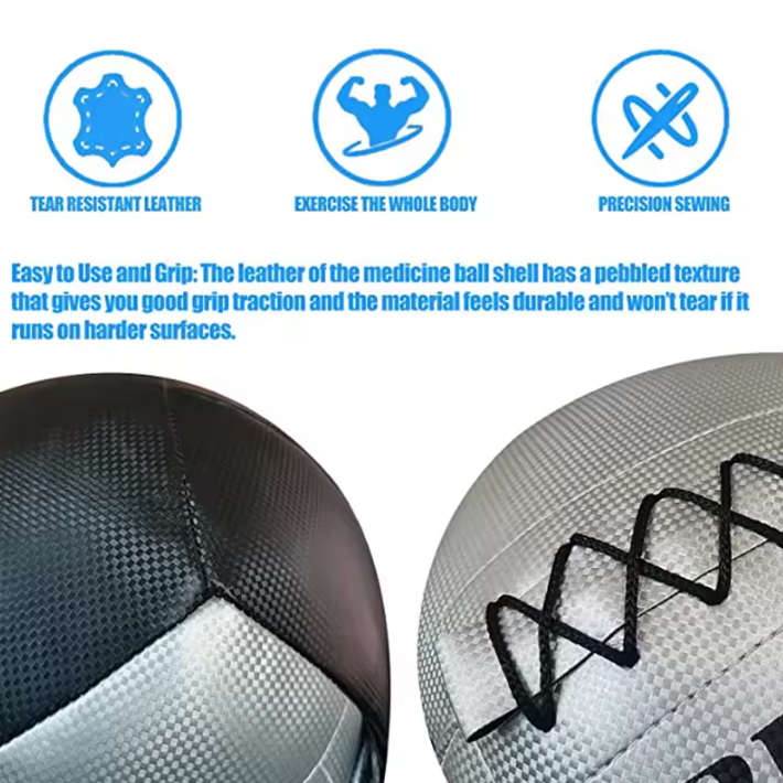 Wall Ball Leeg 35 cm – Fitness Bal voor Kracht, Core en Cross Training