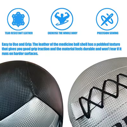 Wall Ball Leeg 35 cm – Fitness Bal voor Kracht, Core en Cross Training