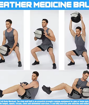 Wall Ball Leeg 35 cm – Fitness Bal voor Kracht, Core en Cross Training