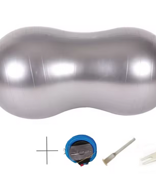 Peanut Yoga Bal 90x45 cm – Anti-Burst Fitnessbal met Pomp voor Pilates en Training