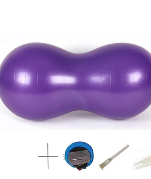 Peanut Yoga Bal 90x45 cm – Anti-Burst Fitnessbal met Pomp voor Pilates en Training