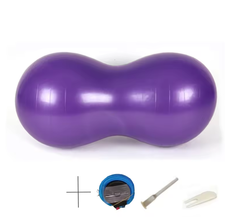 Peanut Yoga Bal 90x45 cm – Anti-Burst Fitnessbal met Pomp voor Pilates en Training