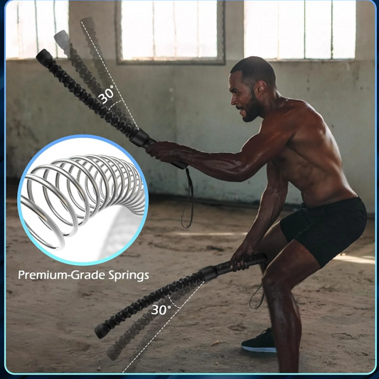 Ropeless Battle Rope – Draadloze Fitness Rope met Gewicht voor Cardio en Krachttraining