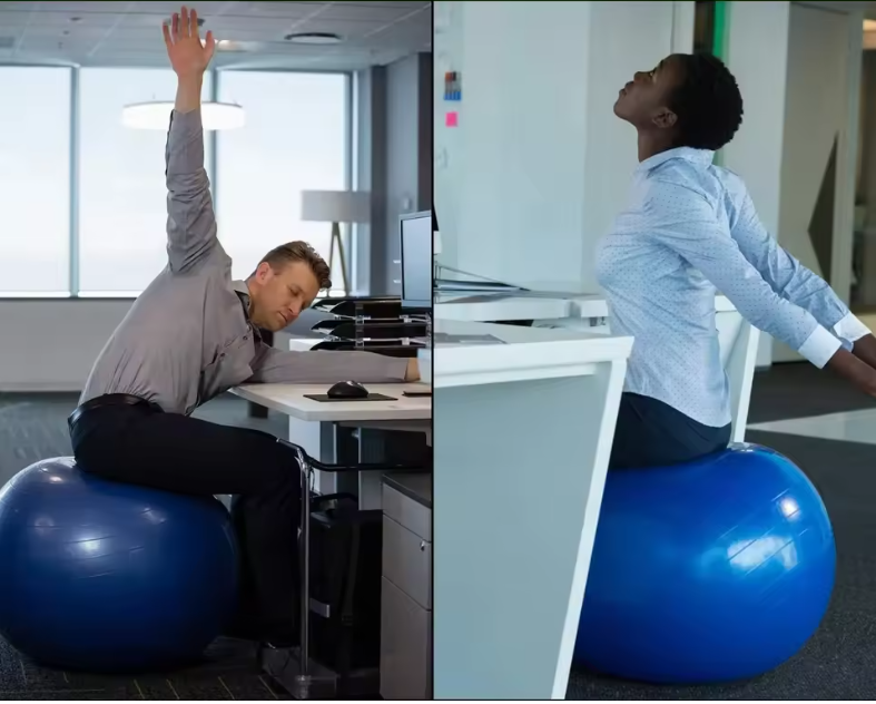 Grote Yoga Bal – Fitnessbal voor Pilates, Balans en Core Training