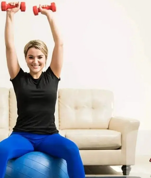 Grote Yoga Bal – Fitnessbal voor Pilates, Balans en Core Training