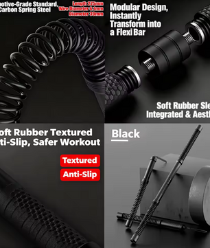 2-in-1 Ropeless Battle Rope met Fly Stick – Draadloze Fitness Rope voor HIIT en Krachttraining