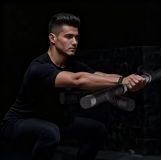 2-in-1 Ropeless Battle Rope met Fly Stick – Draadloze Fitness Rope voor HIIT en Krachttraining