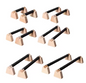 Houten Push-Up Bars Set van 2 – Stevige Opdruksteunen voor Krachttraining