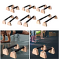 Houten Push-Up Bars Set van 2 – Stevige Opdruksteunen voor Krachttraining
