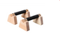 Houten Push-Up Bars Set van 2 – Stevige Opdruksteunen voor Krachttraining