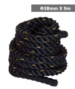 Battle Rope 9 m – Fitness Touw 38 mm voor Crossfit en Krachttraining
