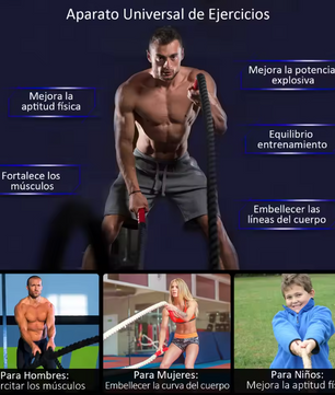 Battle Rope 9 m – Fitness Touw 38 mm voor Crossfit en Krachttraining