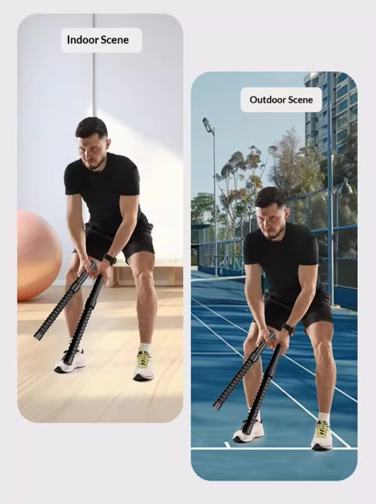 Ropeless Battle Ropes Set – Draadloze Fitness Ropes voor Cardio en Krachttraining