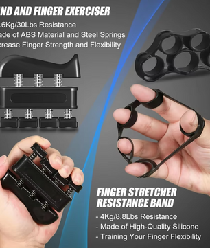 Hand Grip Trainer Set – 5-delige Krachttrainer voor Hand en Onderarm