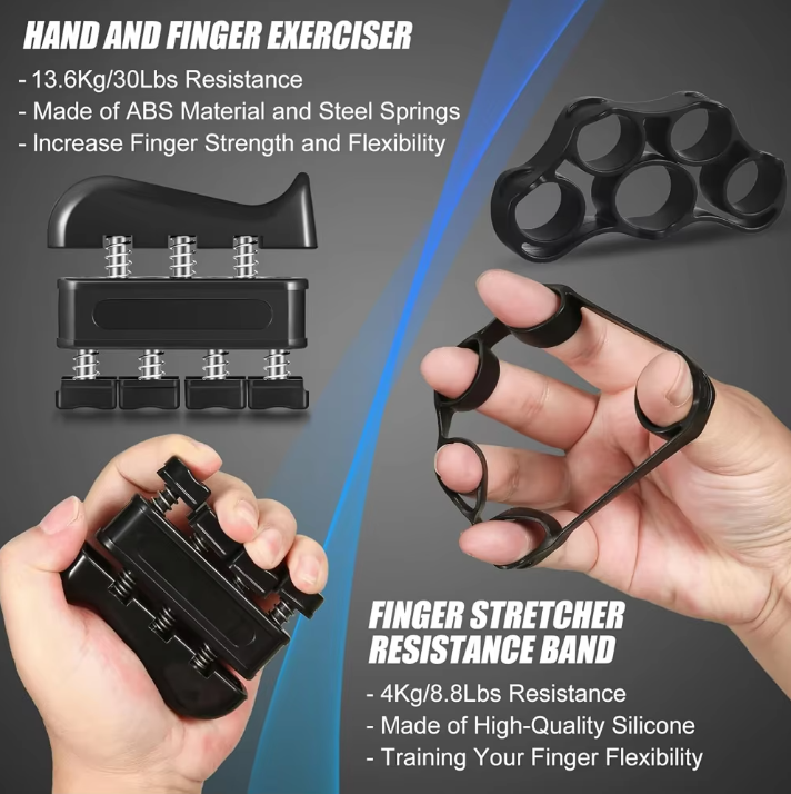 Hand Grip Trainer Set – 5-delige Krachttrainer voor Hand en Onderarm
