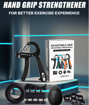 Hand Grip Trainer Set – 5-delige Krachttrainer voor Hand en Onderarm