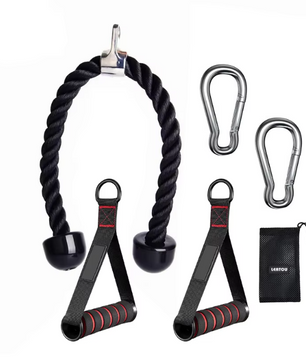 Triceps Rope Kabel Attachment – Fitness Touw voor Biceps, Rug, Schouders en Triceps