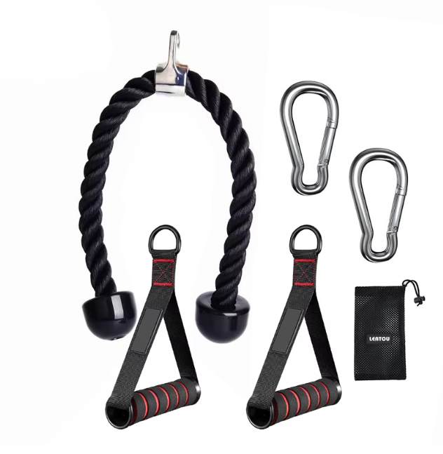 Triceps Rope Kabel Attachment – Fitness Touw voor Biceps, Rug, Schouders en Triceps