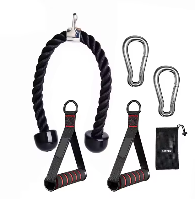 Triceps Rope Kabel Attachment – Fitness Touw voor Biceps, Rug, Schouders en Triceps