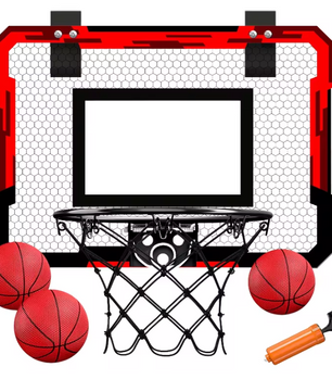 Kinder Basketbal Set met Ring en Scorebord – Opvouwbaar Ontwerp voor Binnen en Buiten