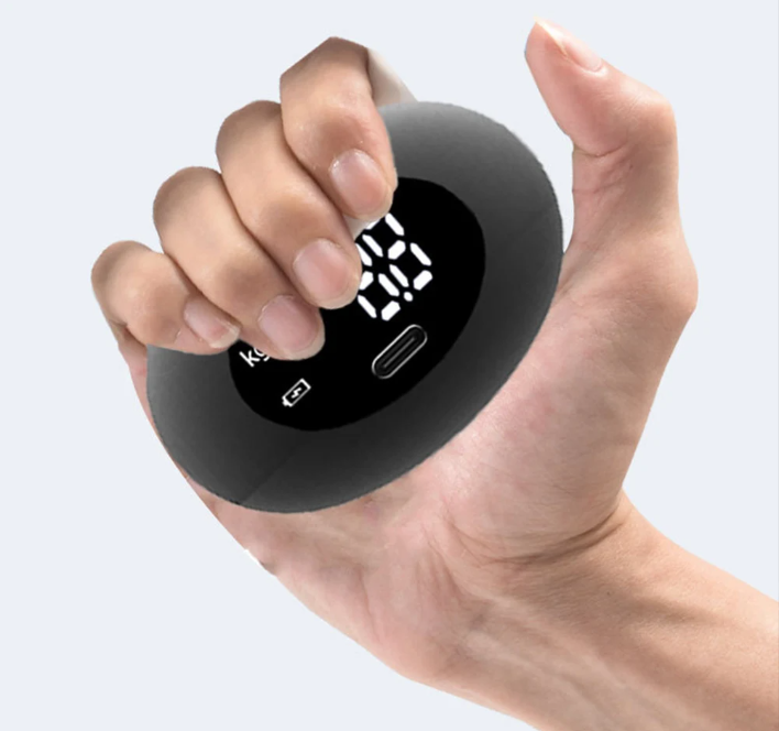 Digitale Grip Strength Tester – Oplaadbare Handtrainer met LED Display tot 180 kg