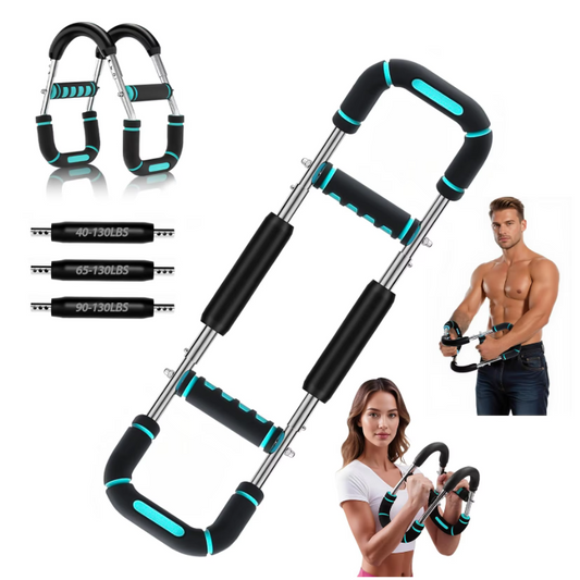 Twister Arm Trainer – Verstelbare Power Twister Bar voor Borst, Armen en Schouders