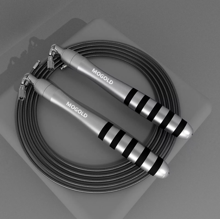 Speed Jump Rope – Crossfit Springtouw met Stalen Kabel & Dubbele Laggers