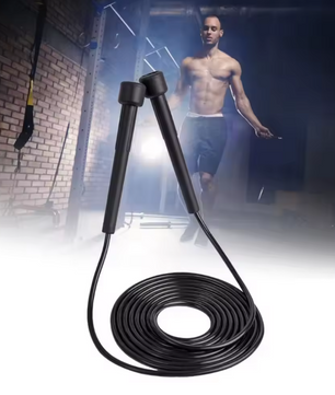 Springtouw Fitness 2.8M – Verstelbaar PVC Speed Rope met Anti-Slip Handgrepen