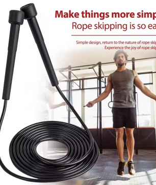 Springtouw Fitness 2.8M – Verstelbaar PVC Speed Rope met Anti-Slip Handgrepen