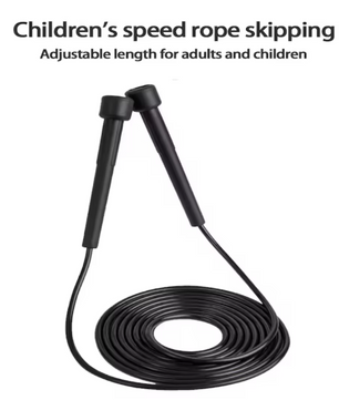 Springtouw Fitness 2.8M – Verstelbaar PVC Speed Rope met Anti-Slip Handgrepen