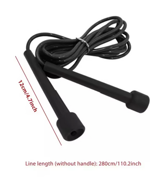 Springtouw Fitness 2.8M – Verstelbaar PVC Speed Rope met Anti-Slip Handgrepen