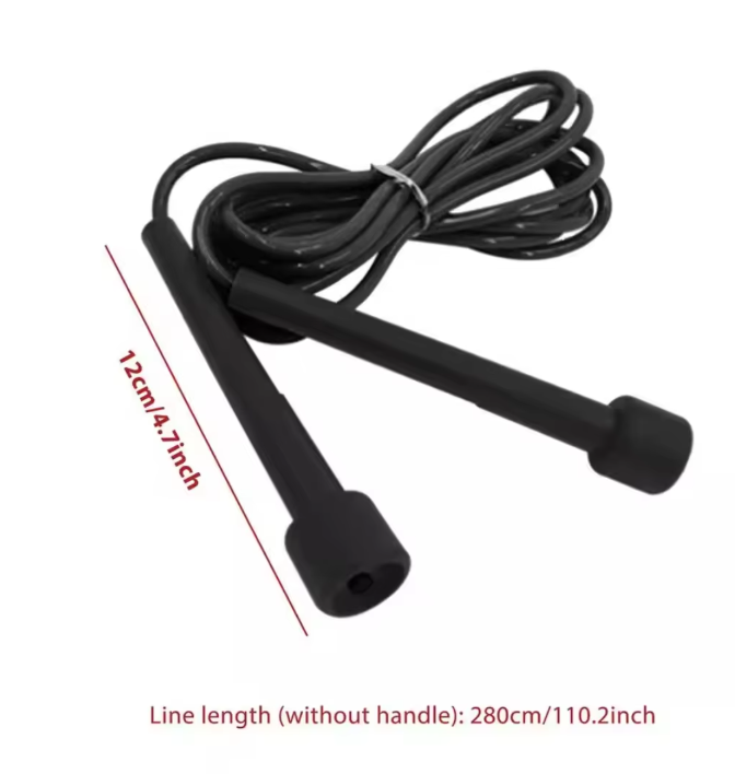 Springtouw Fitness 2.8M – Verstelbaar PVC Speed Rope met Anti-Slip Handgrepen