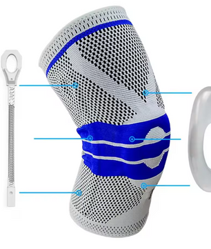Kniebrace Compressie Sleeve – Knie Support met Stabilisatie en Antislip