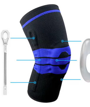 Kniebrace Compressie Sleeve – Knie Support met Stabilisatie en Antislip