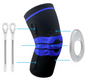Kniebrace Compressie Sleeve – Knie Support met Stabilisatie en Antislip