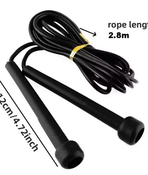 Speed Springtouw 2.8M – Verstelbaar PVC Fitness Touw met Anti-Slip Handgrepen