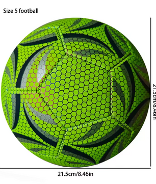 Glow in the Dark Voetbal Maat 5 – Lichtgevende Trainingsbal voor Binnen en Buiten