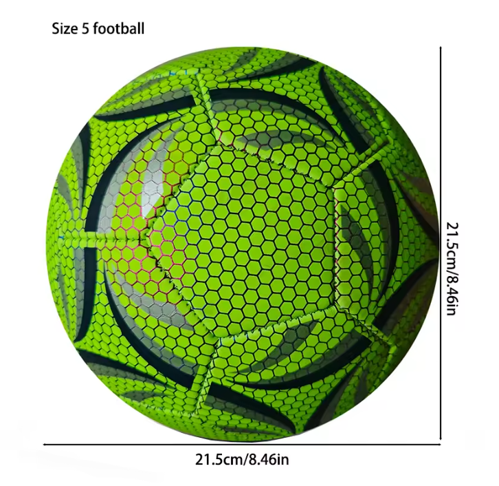 Glow in the Dark Voetbal Maat 5 – Lichtgevende Trainingsbal voor Binnen en Buiten
