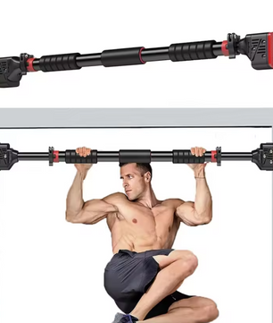 Pull-Up Stang Zonder Boren – Verstelbare Deurrekstok voor Thuis Fitness