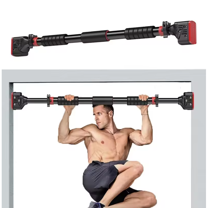 Pull-Up Stang Zonder Boren – Verstelbare Deurrekstok voor Thuis Fitness