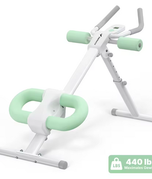 Ab Trainer Machine – Verstelbare Buikspiertrainer met LCD Display & Opvouwbaar Design
