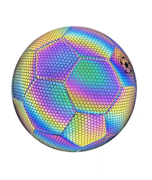 Reflecterende Voetbal Maat 5 – Lichtgevende Trainingsbal voor Binnen en Buiten