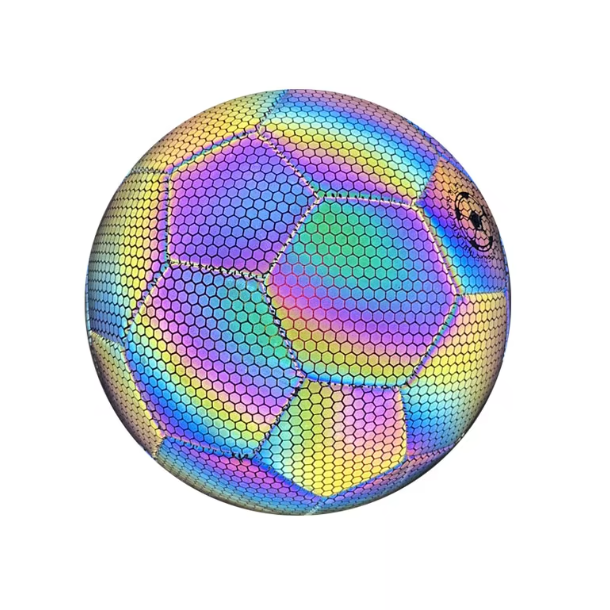 Reflecterende Voetbal Maat 5 – Lichtgevende Trainingsbal voor Binnen en Buiten