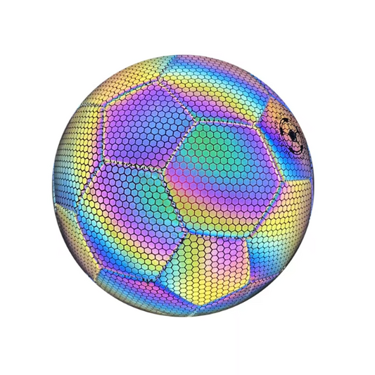 Reflecterende Voetbal Maat 5 – Lichtgevende Trainingsbal voor Binnen en Buiten