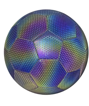 Reflecterende Voetbal Maat 5 – Lichtgevende Trainingsbal voor Binnen en Buiten