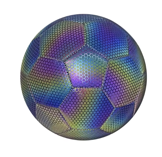 Reflecterende Voetbal Maat 5 – Lichtgevende Trainingsbal voor Binnen en Buiten